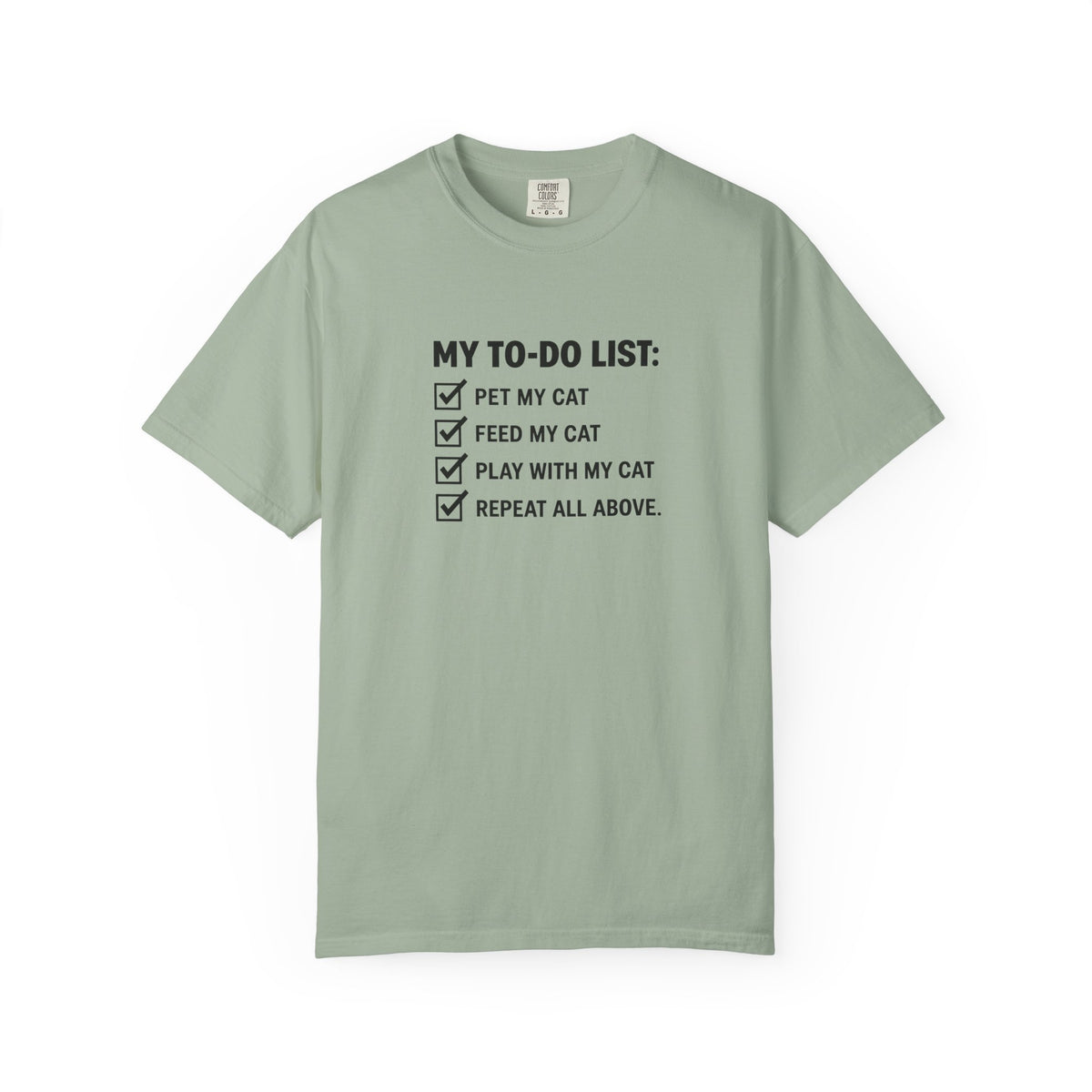 My To-Do List Cat T-Shirt