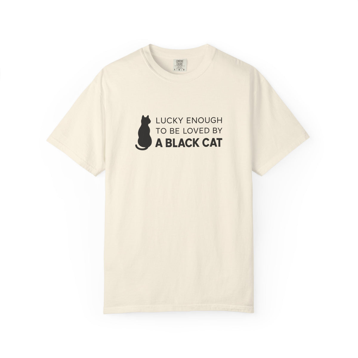 Lucky Enough to Be Loved by a Black Cat T-Shirt