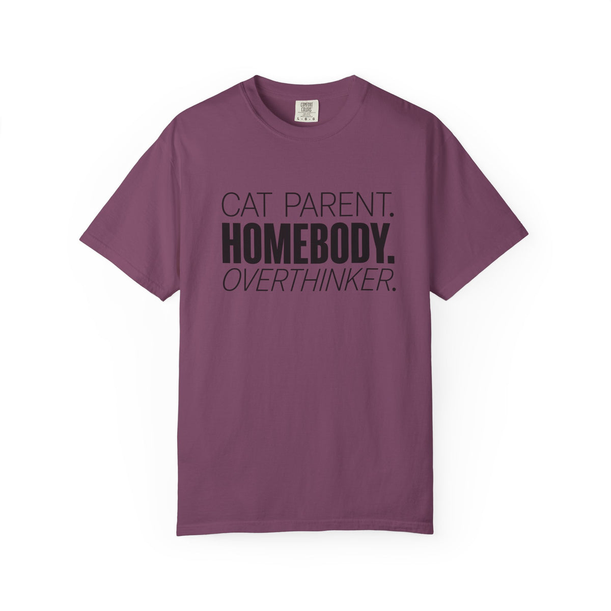 Cat Parent Homebody Overthinker T-Shirt