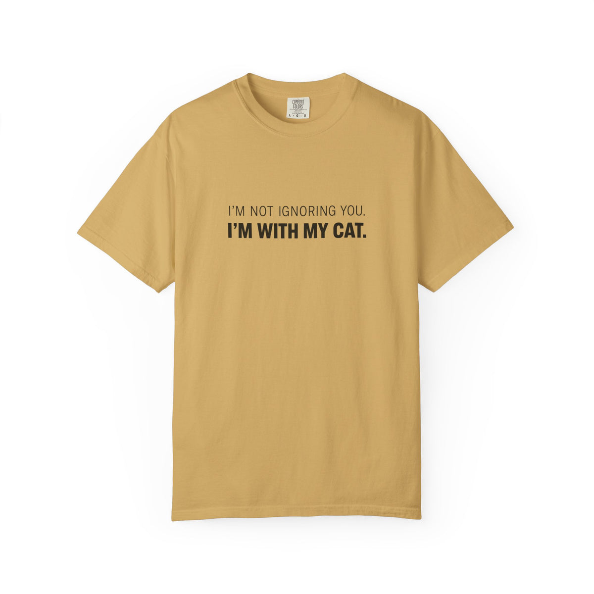 I’m Not Ignoring You, I’m With My Cat T-Shirt
