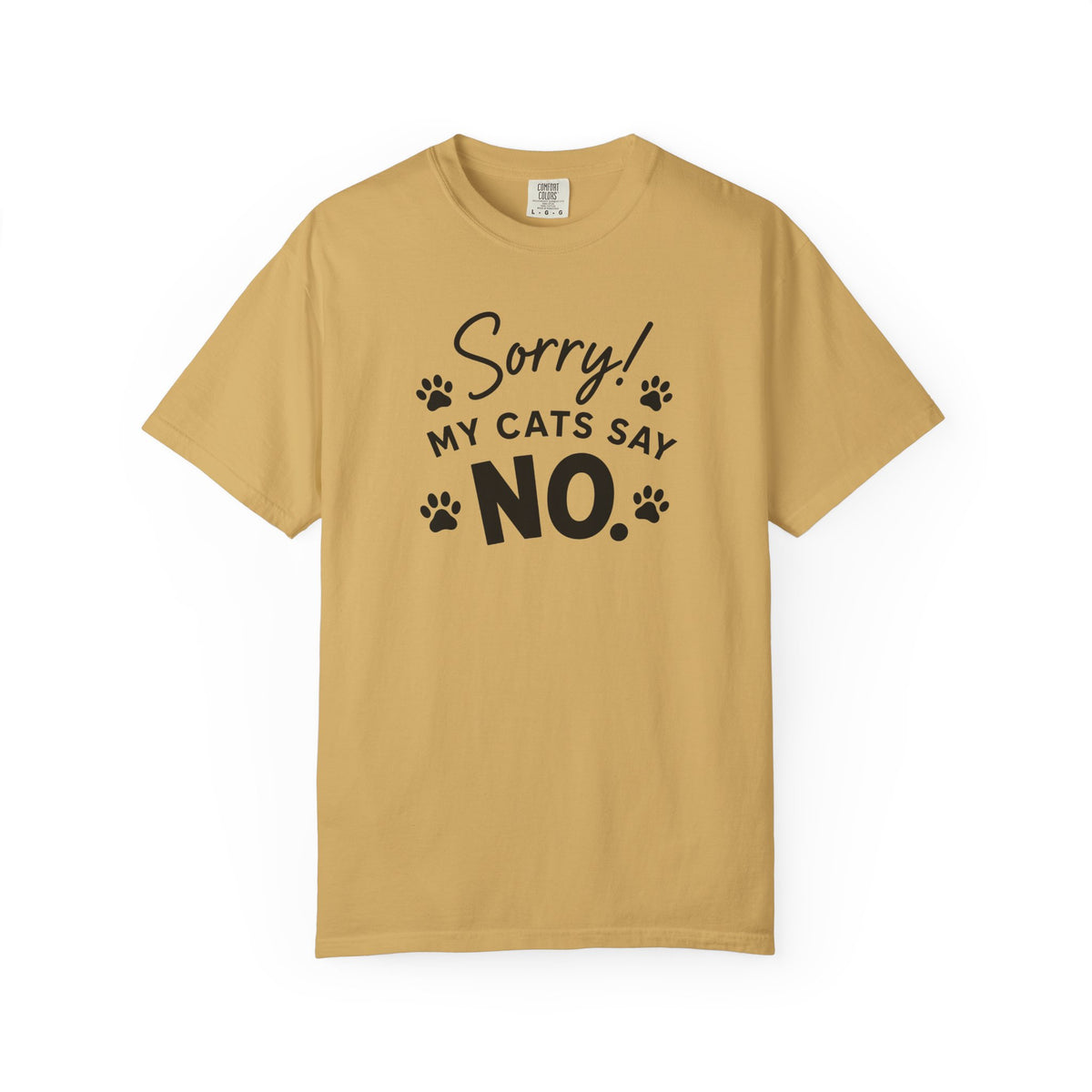 Beige t-shirt with 'Camp TV' graphic design on a white background
