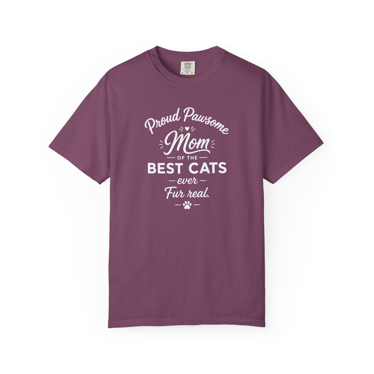 Proud Pawsome Cat Mom T-Shirt