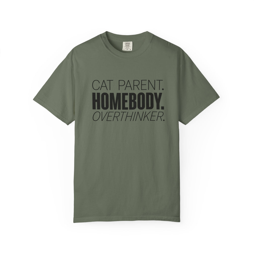 Cat Parent Homebody Overthinker T-Shirt