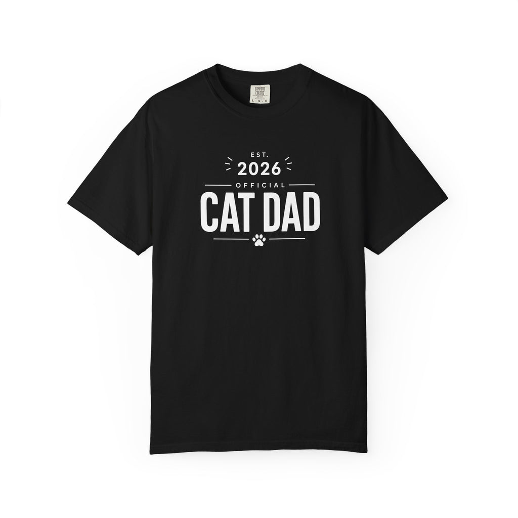 Official Cat Dad Est. 2026 T-Shirt