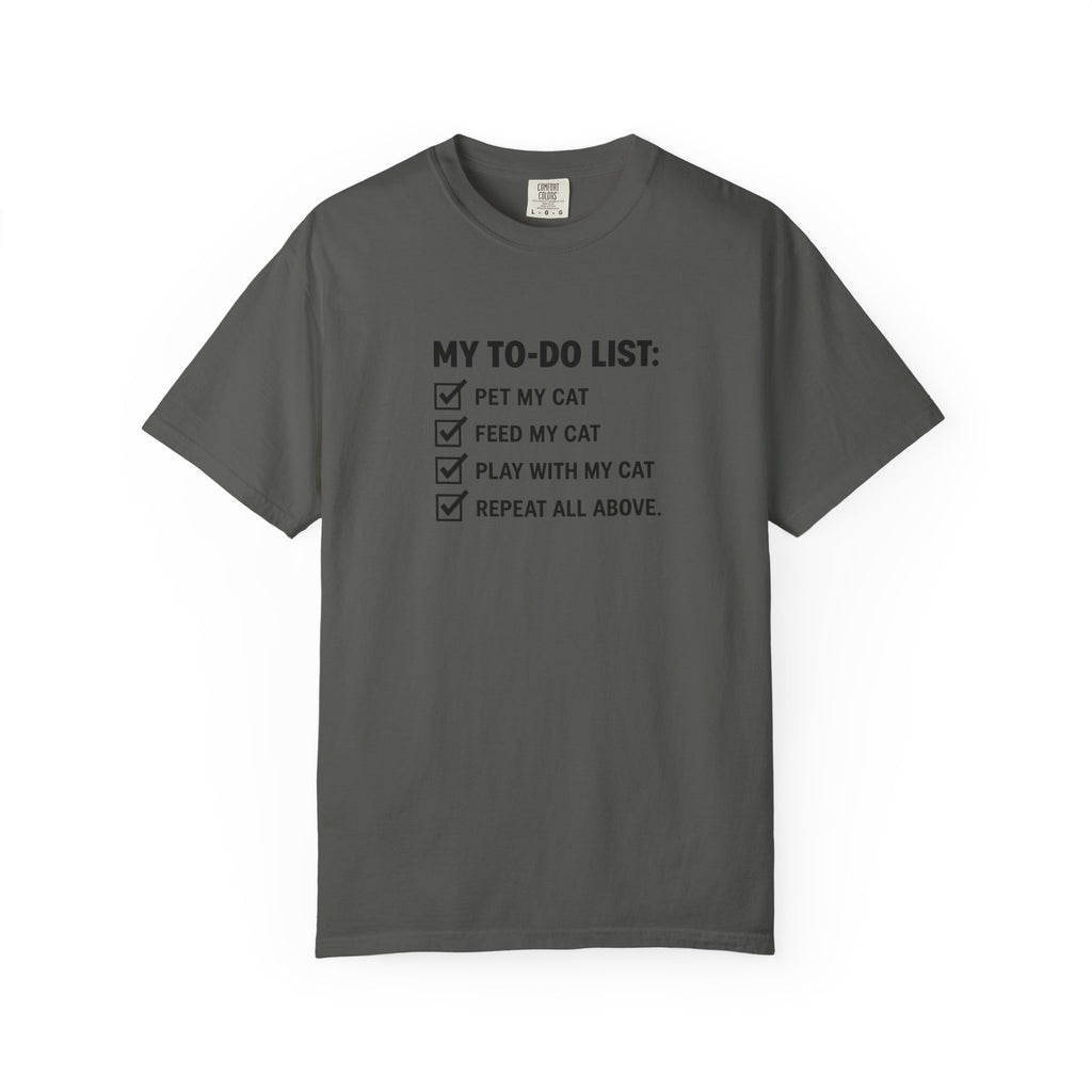 My To-Do List Cat T-Shirt