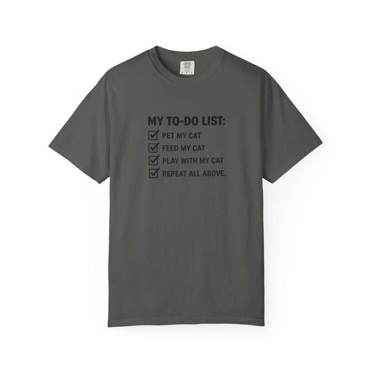 My To-Do List Cat T-Shirt