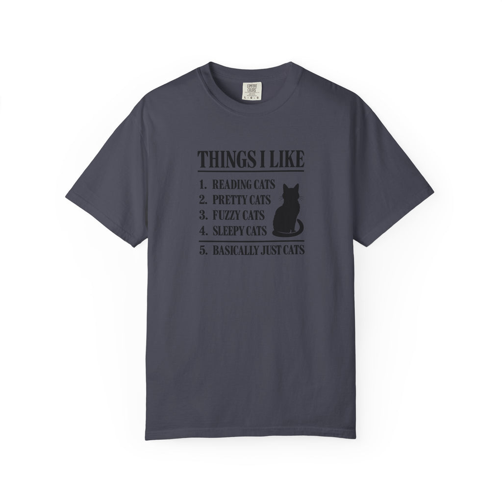 Things I Like: Basically Just Cats T-Shirt