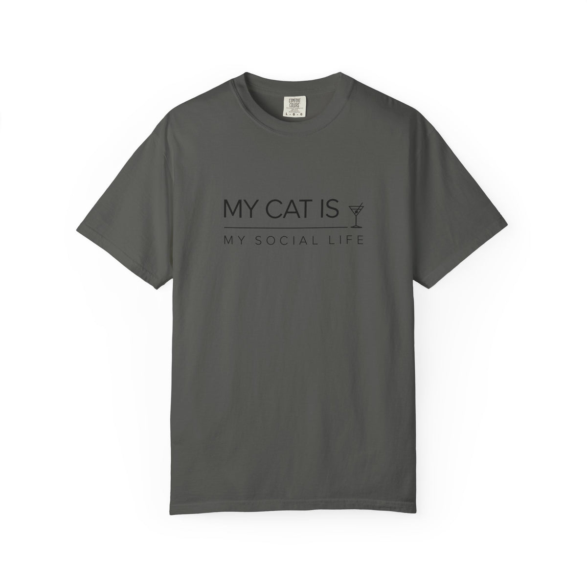 My Cat Is My Social Life T-Shirt