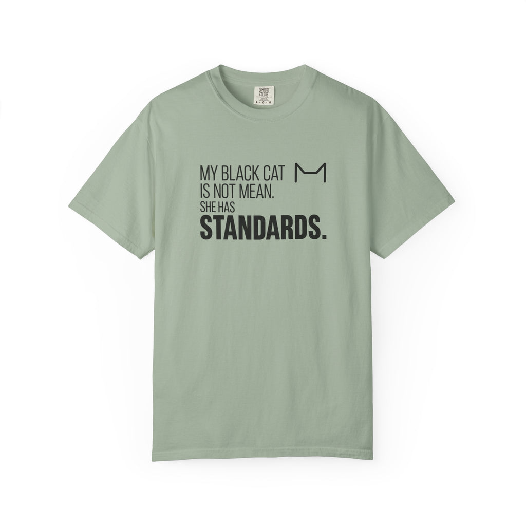 My Black Cat Has Standards T-Shirt