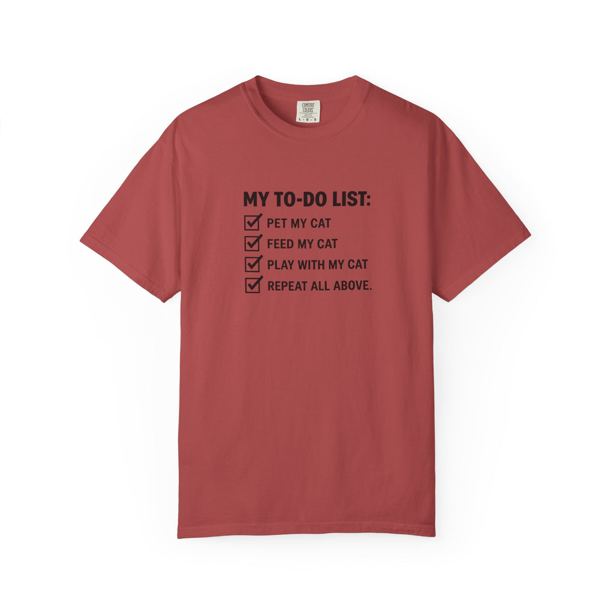 My To-Do List Cat T-Shirt