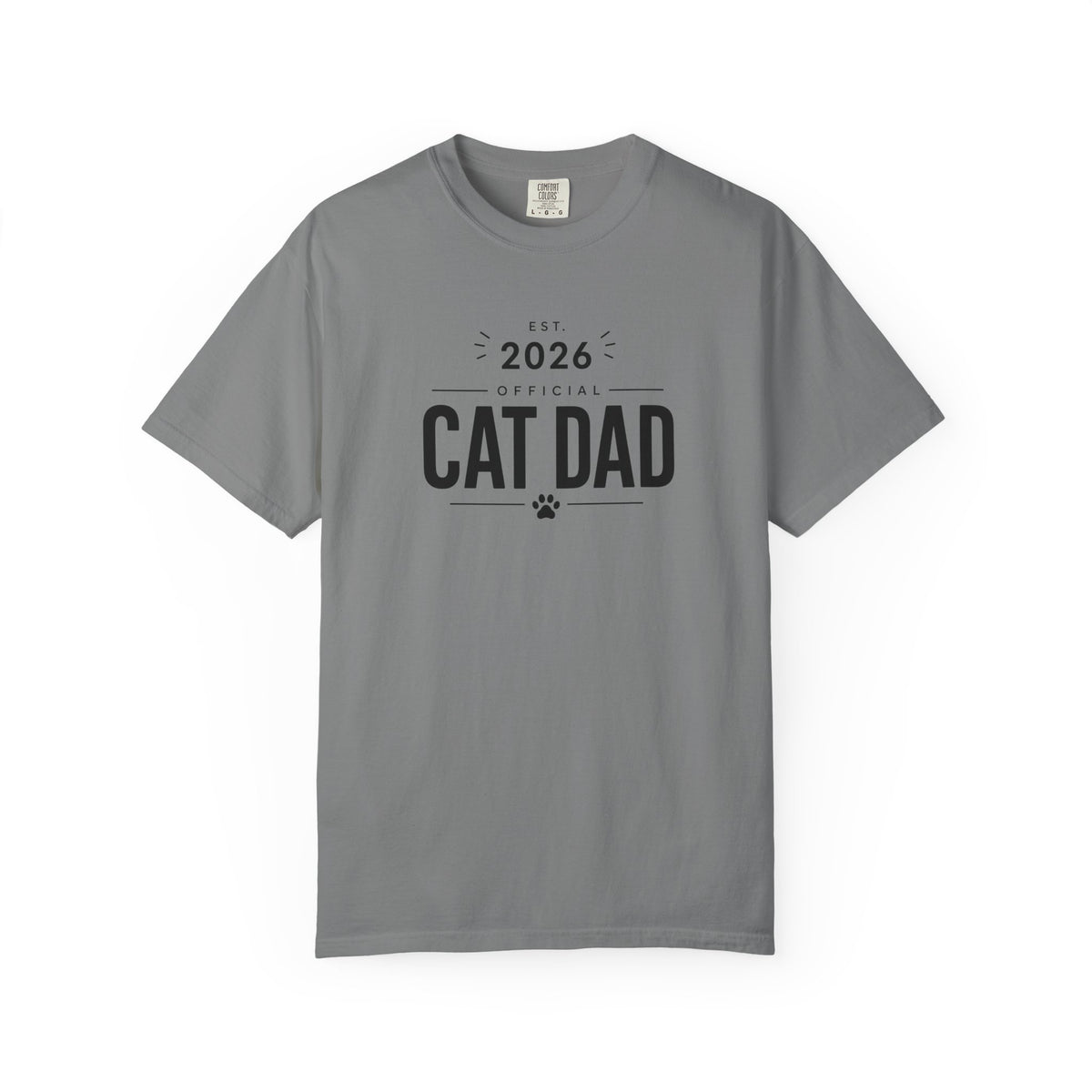 Official Cat Dad Est. 2026 T-Shirt