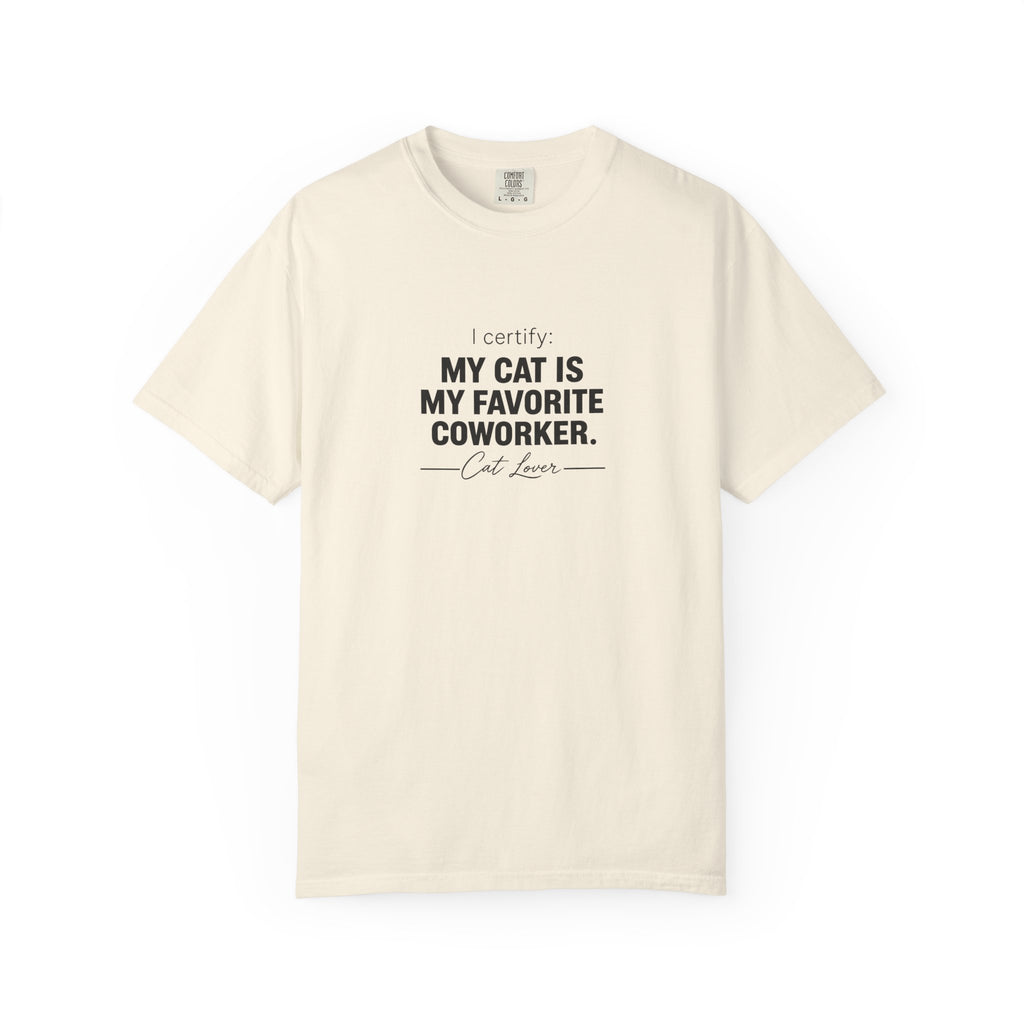 My Cat Is My Favorite Coworker T-Shirt