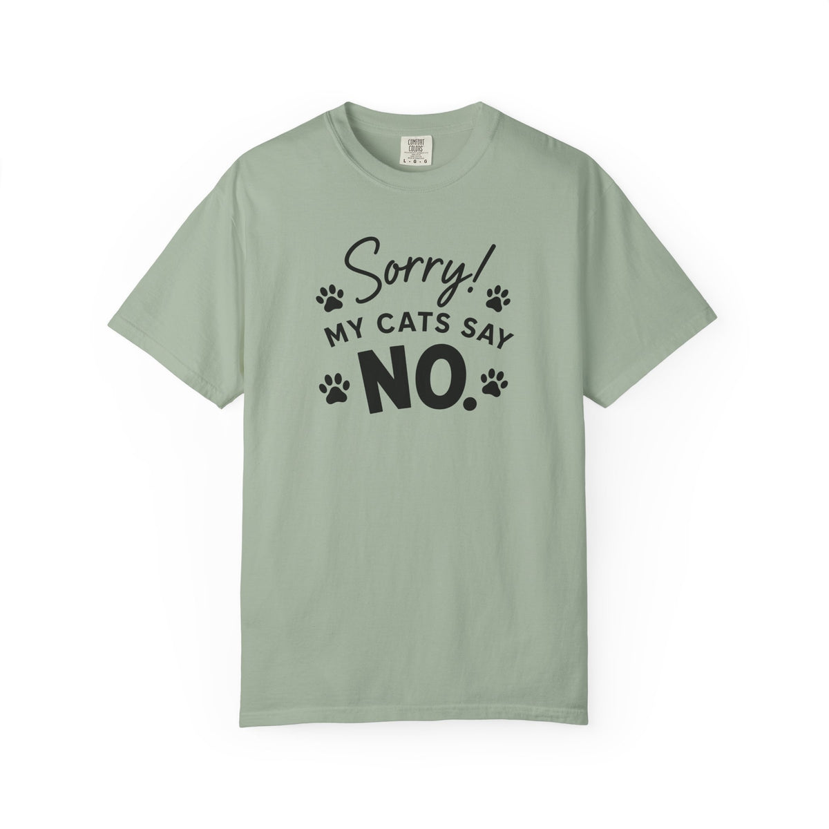 Light green t-shirt with a black cross and roots design on a white background
