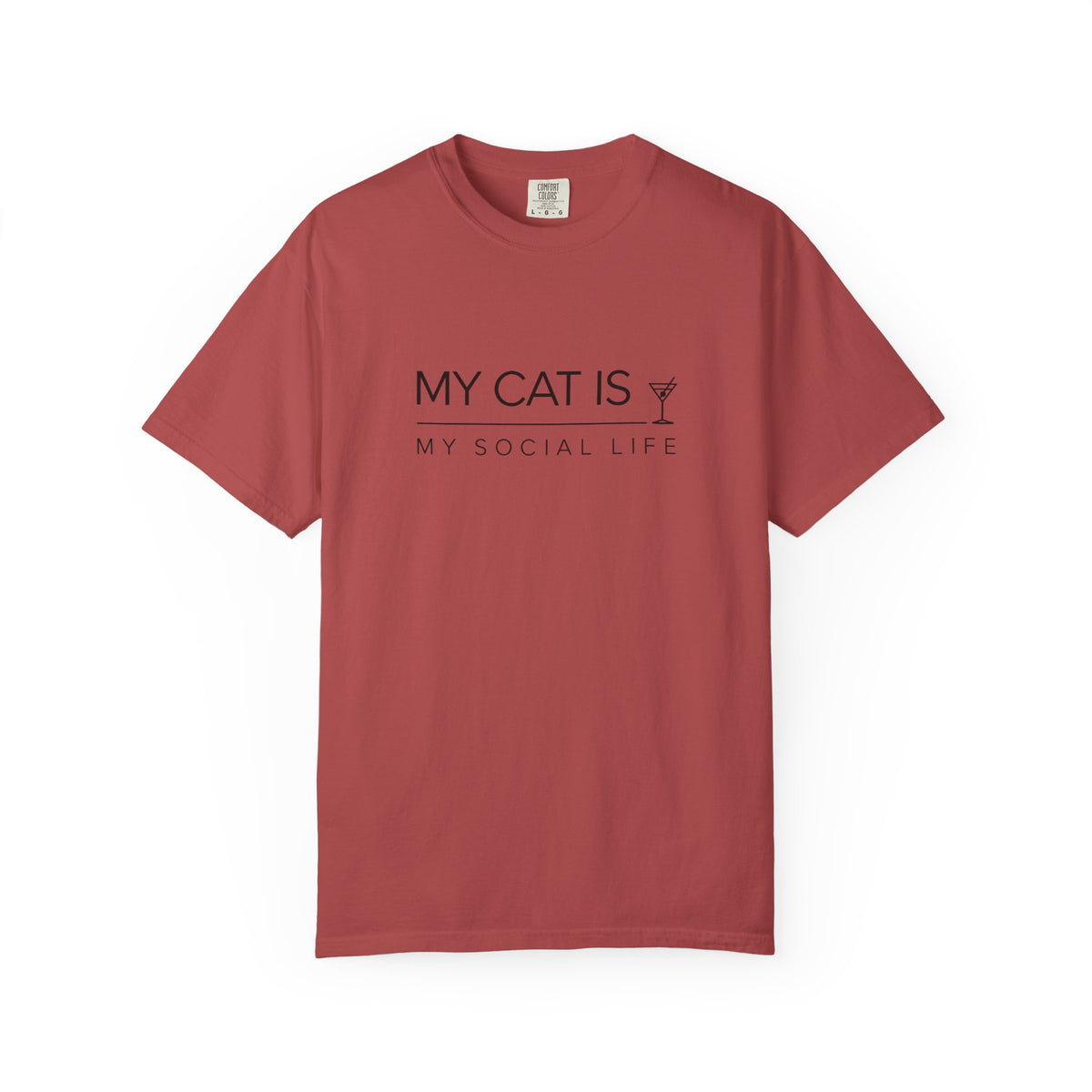 My Cat Is My Social Life T-Shirt