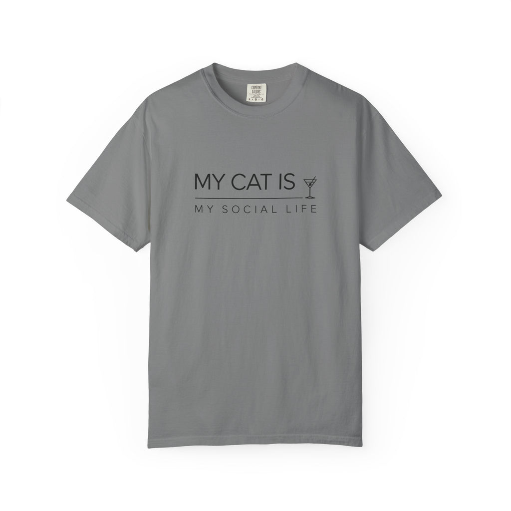 My Cat Is My Social Life T-Shirt
