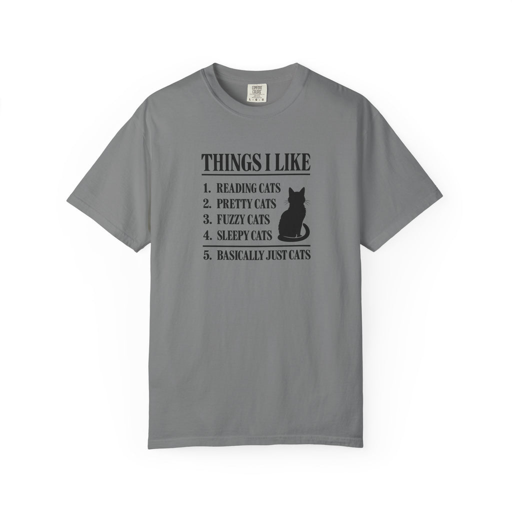 Things I Like: Basically Just Cats T-Shirt