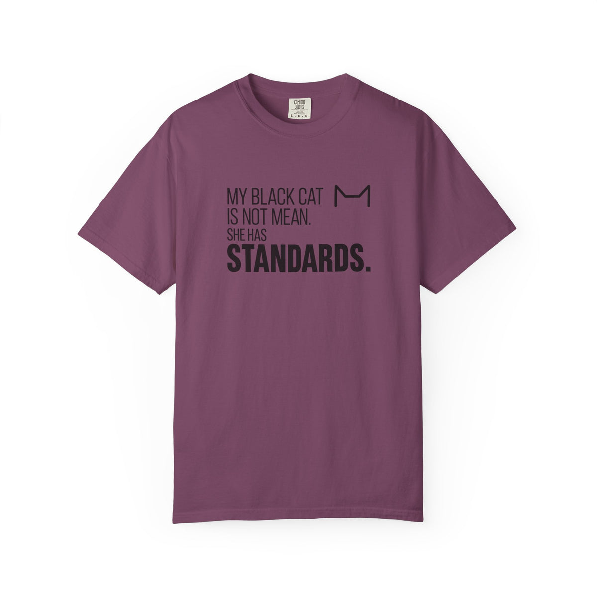 My Black Cat Has Standards T-Shirt
