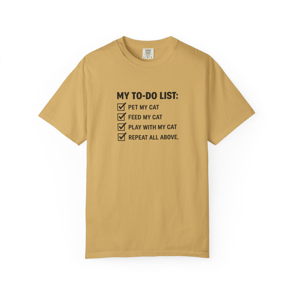 My To-Do List Cat T-Shirt