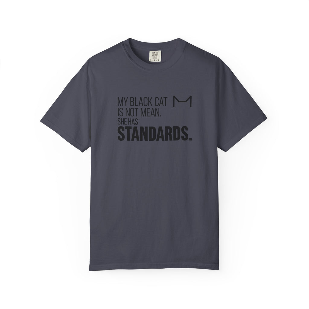 My Black Cat Has Standards T-Shirt