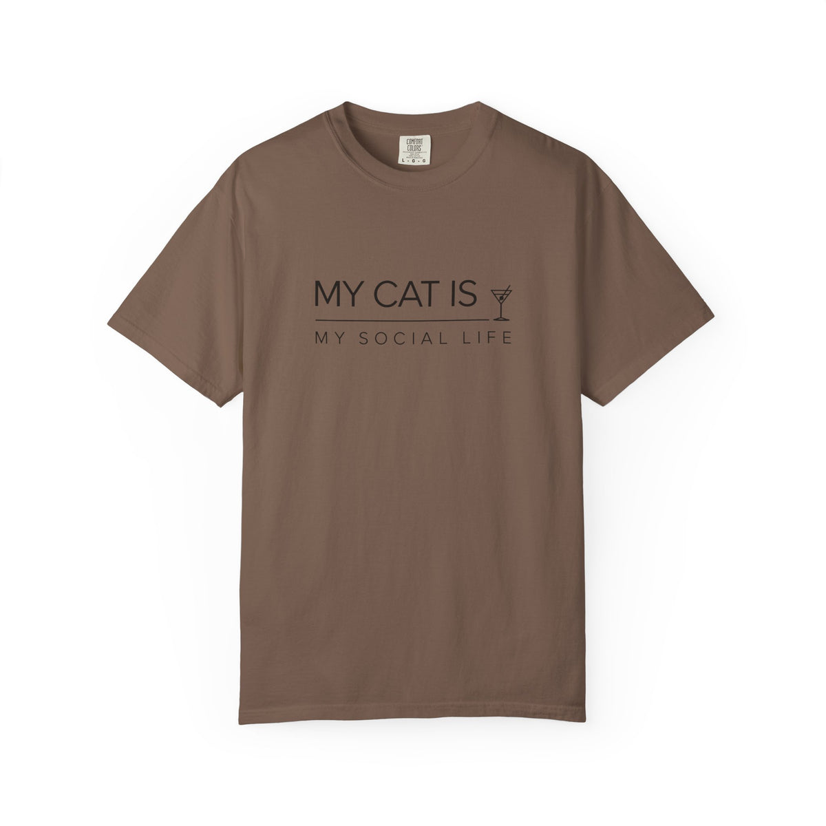 My Cat Is My Social Life T-Shirt