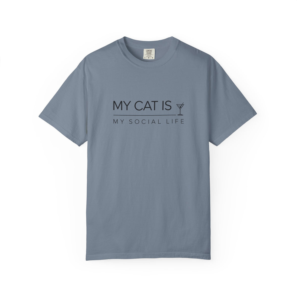 My Cat Is My Social Life T-Shirt