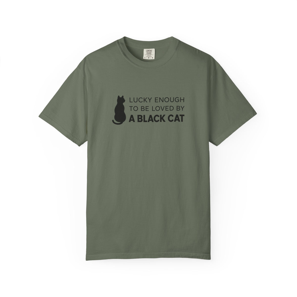 Lucky Enough to Be Loved by a Black Cat T-Shirt
