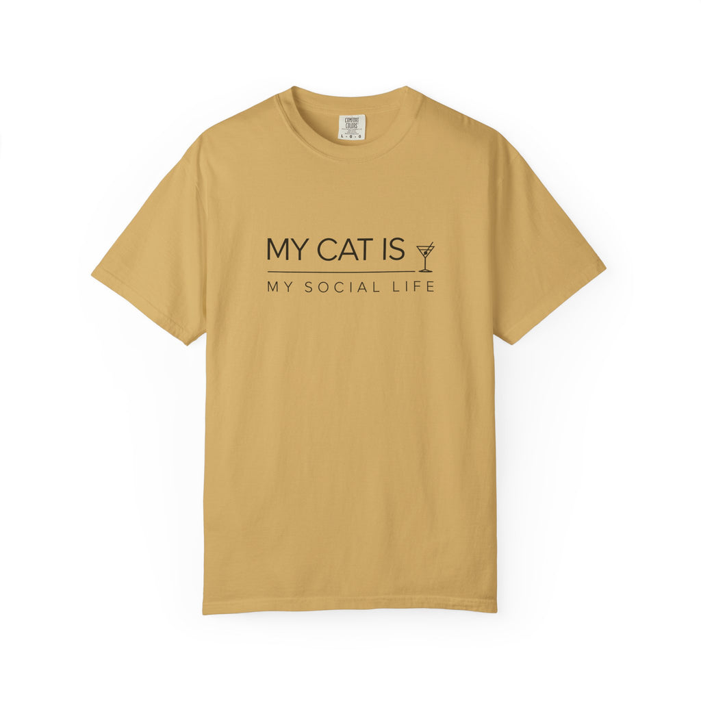 My Cat Is My Social Life T-Shirt