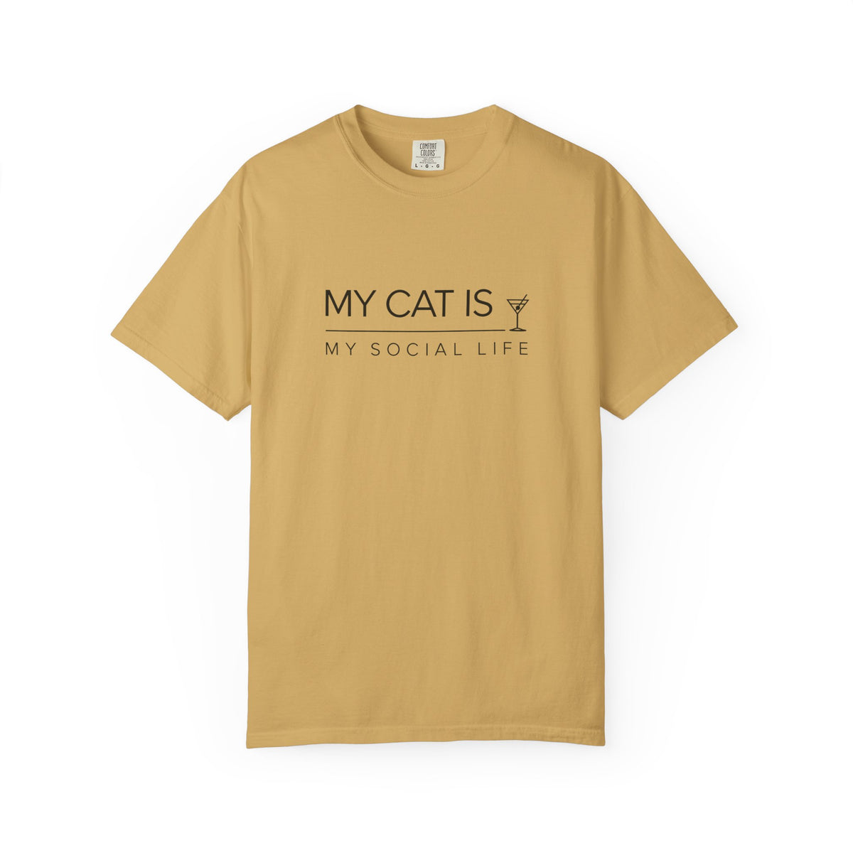 My Cat Is My Social Life T-Shirt