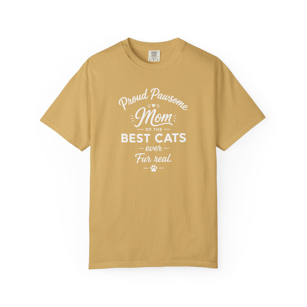 Proud Pawsome Cat Mom T-Shirt
