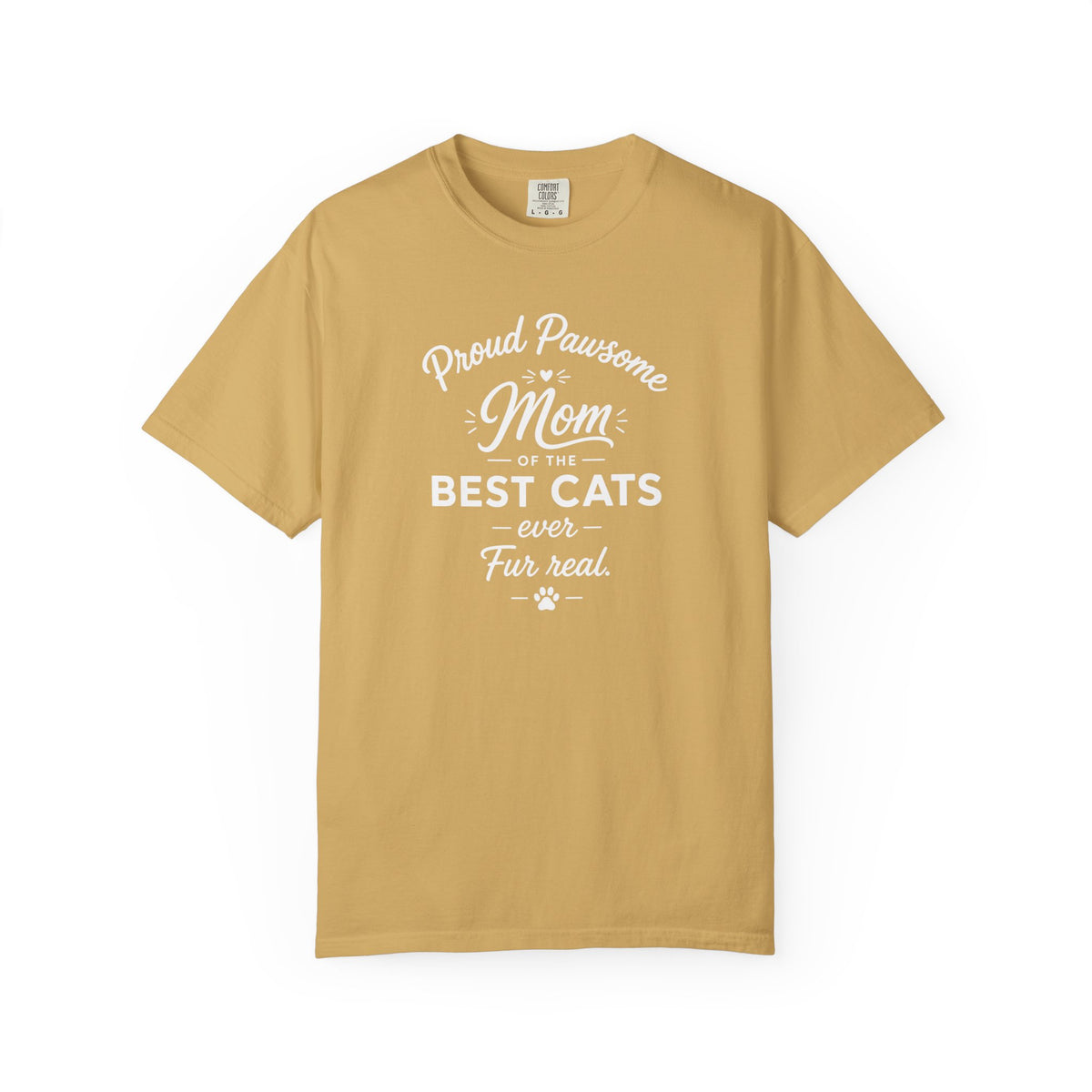 Proud Pawsome Cat Mom T-Shirt