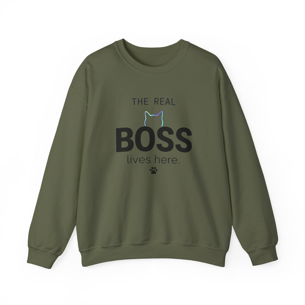 The Real Boss Lives Here Sweatshirt