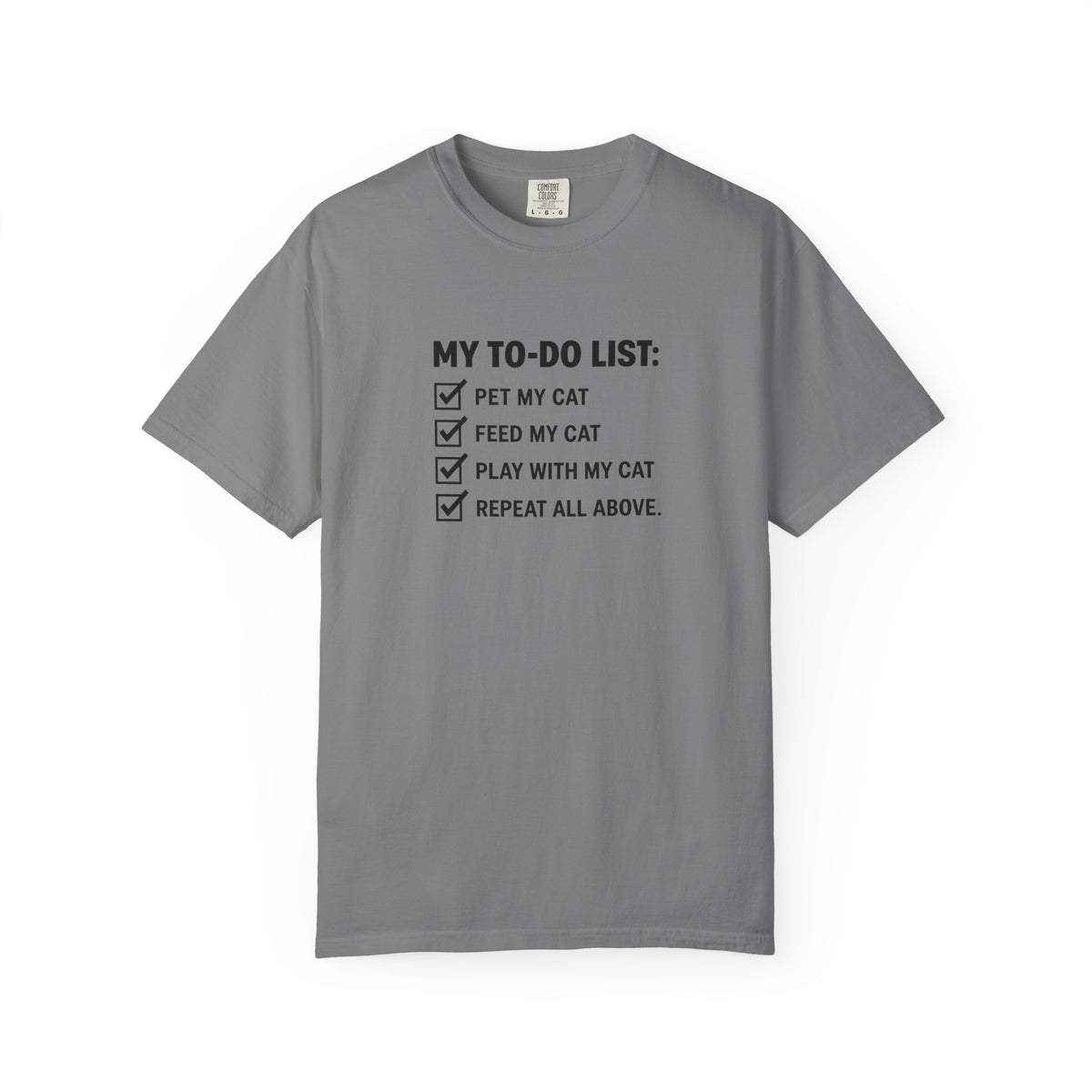 My To-Do List Cat T-Shirt