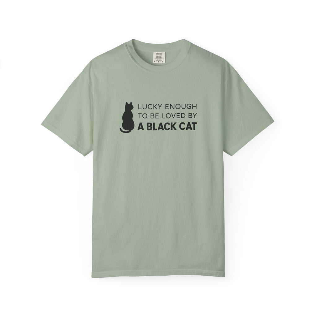Lucky Enough to Be Loved by a Black Cat T-Shirt