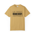 Cat Parent Homebody Overthinker T-Shirt