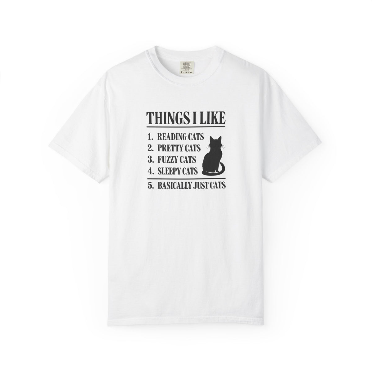 Things I Like: Basically Just Cats T-Shirt