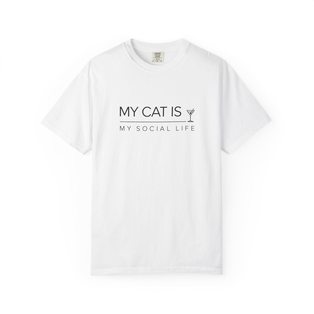 My Cat Is My Social Life T-Shirt