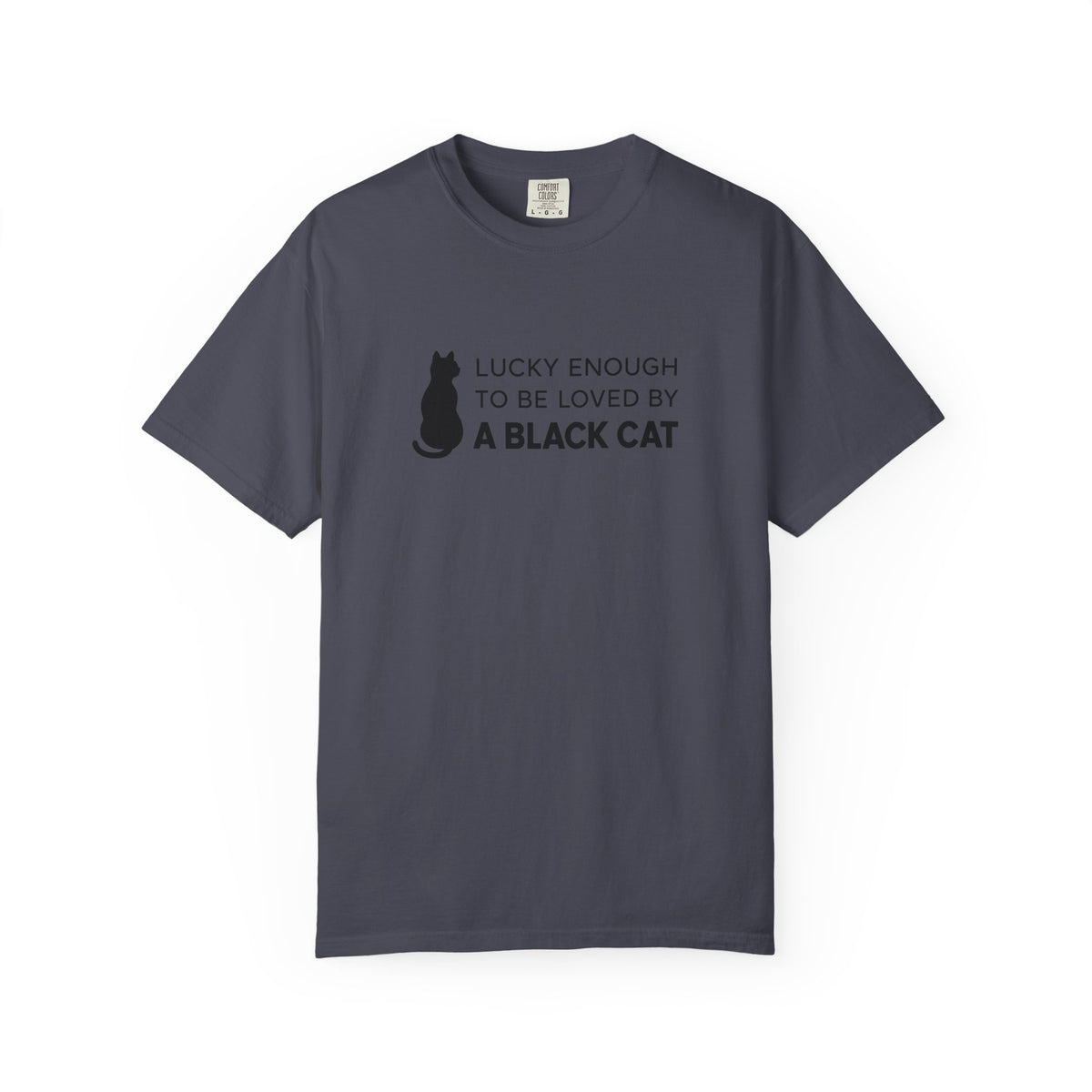 Lucky Enough to Be Loved by a Black Cat T-Shirt