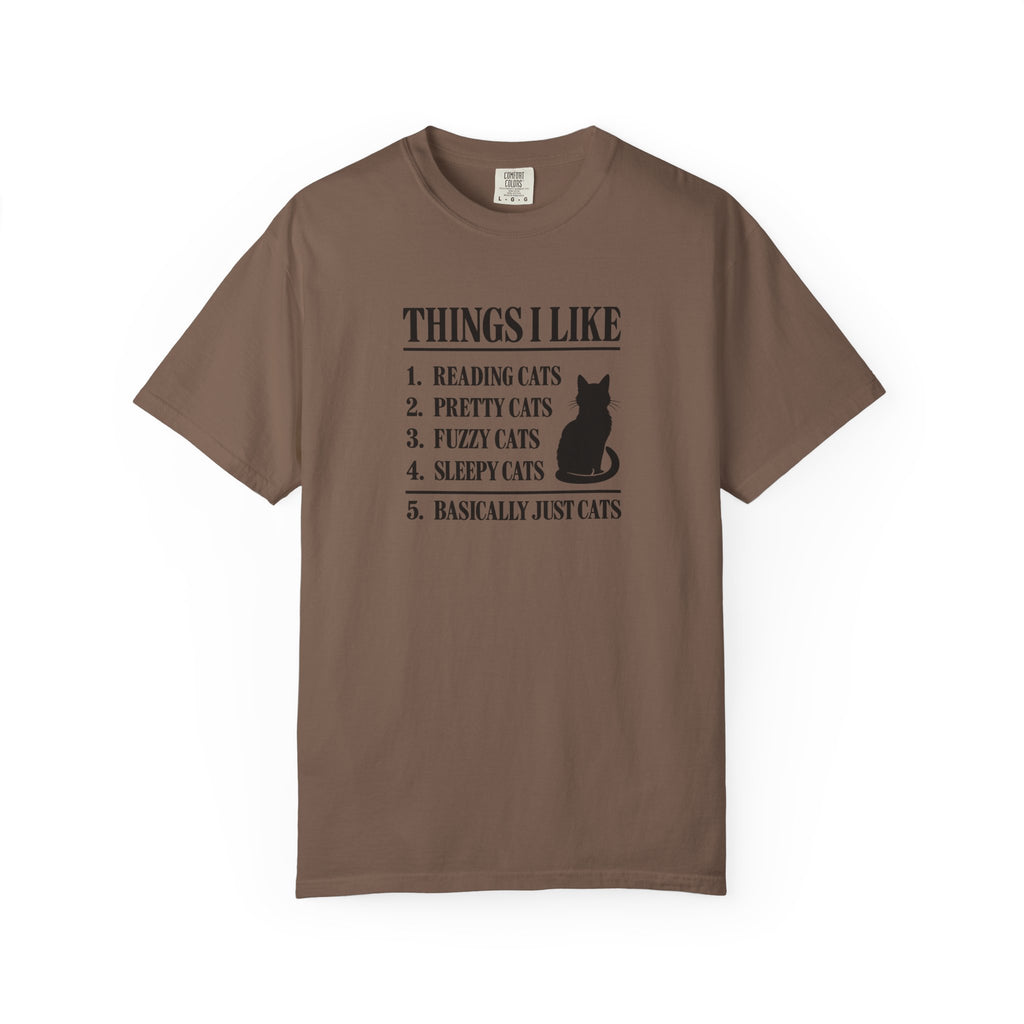 Things I Like: Basically Just Cats T-Shirt