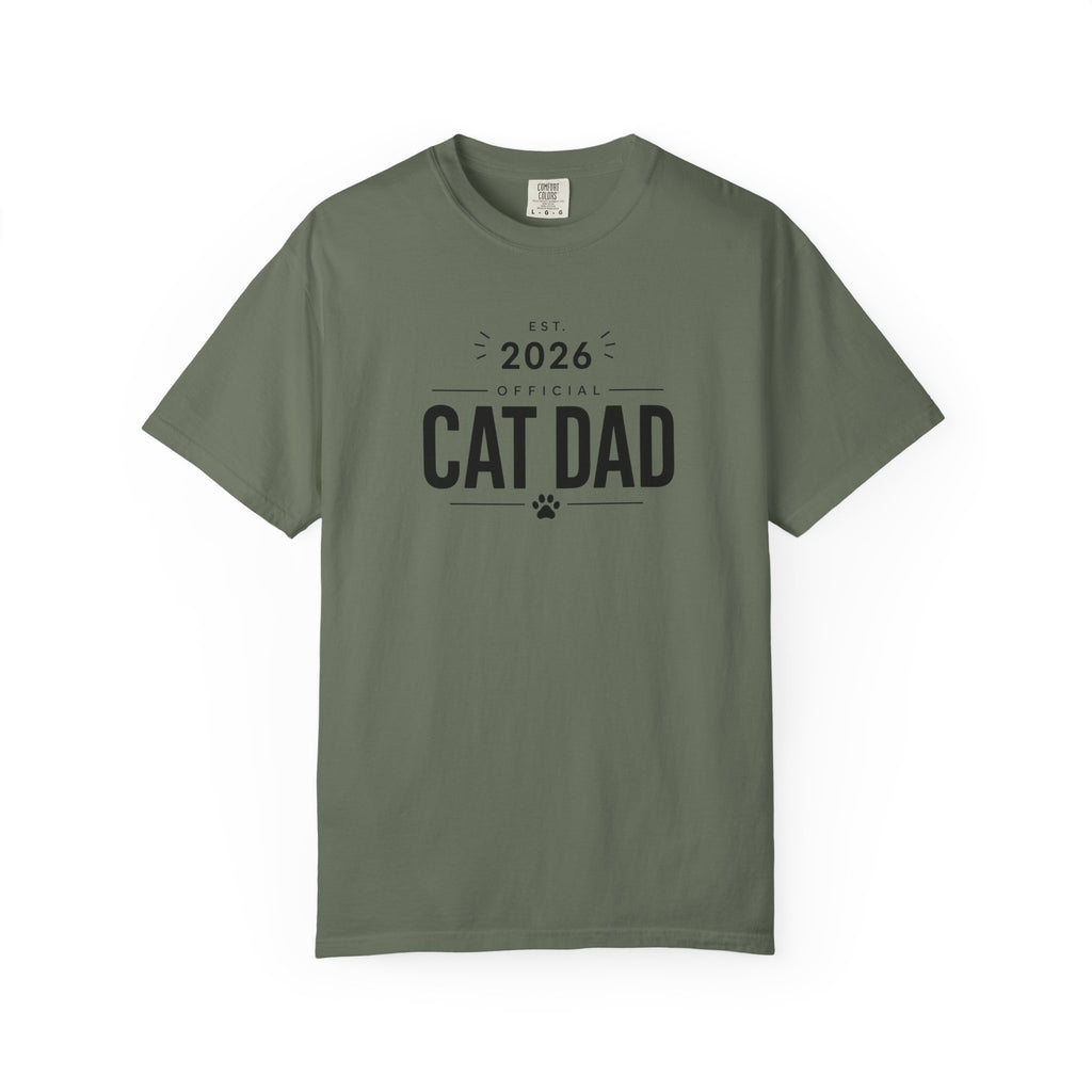 Official Cat Dad Est. 2026 T-Shirt
