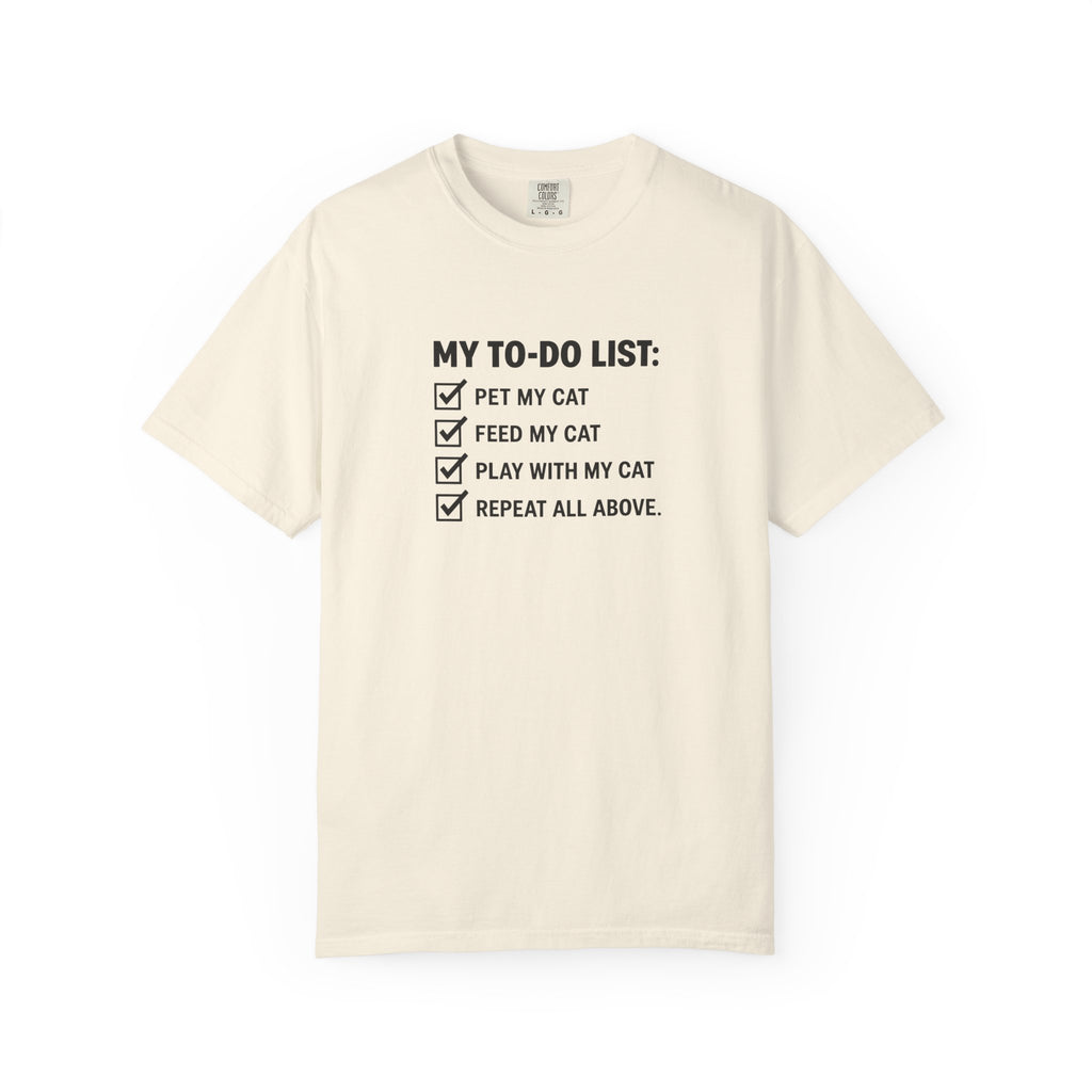 My To-Do List Cat T-Shirt