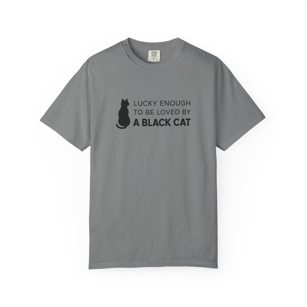 Lucky Enough to Be Loved by a Black Cat T-Shirt