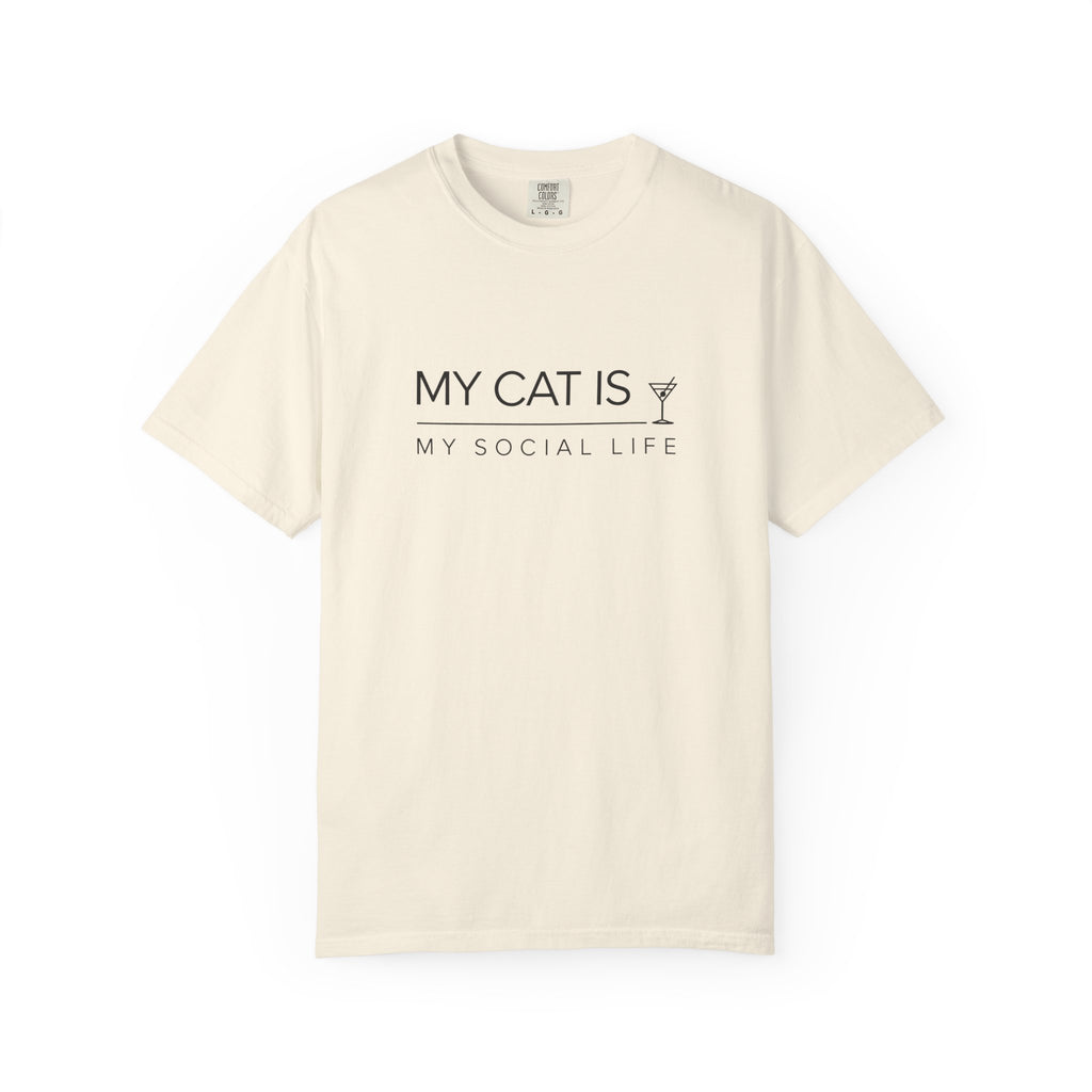 My Cat Is My Social Life T-Shirt