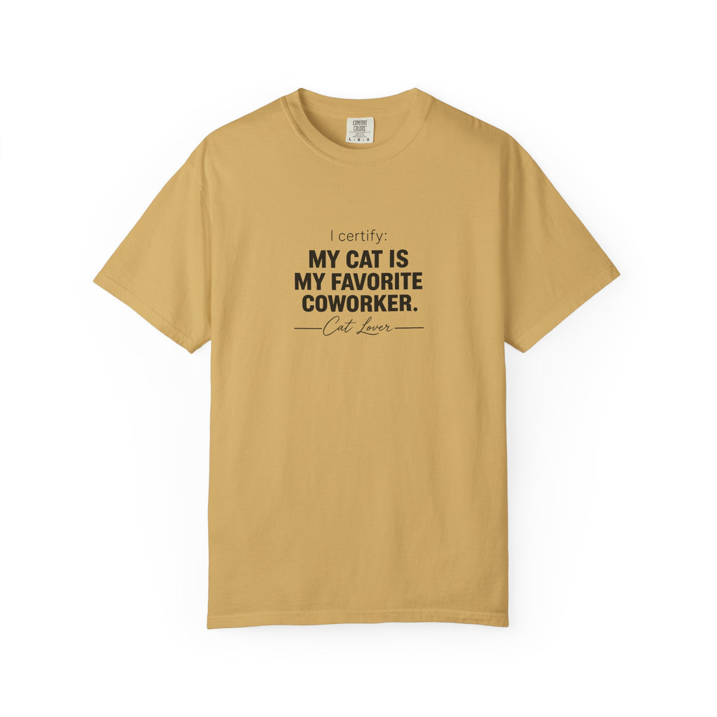 My Cat Is My Favorite Coworker T-Shirt