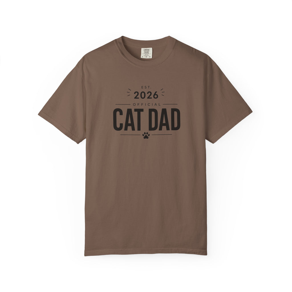 Official Cat Dad Est. 2026 T-Shirt